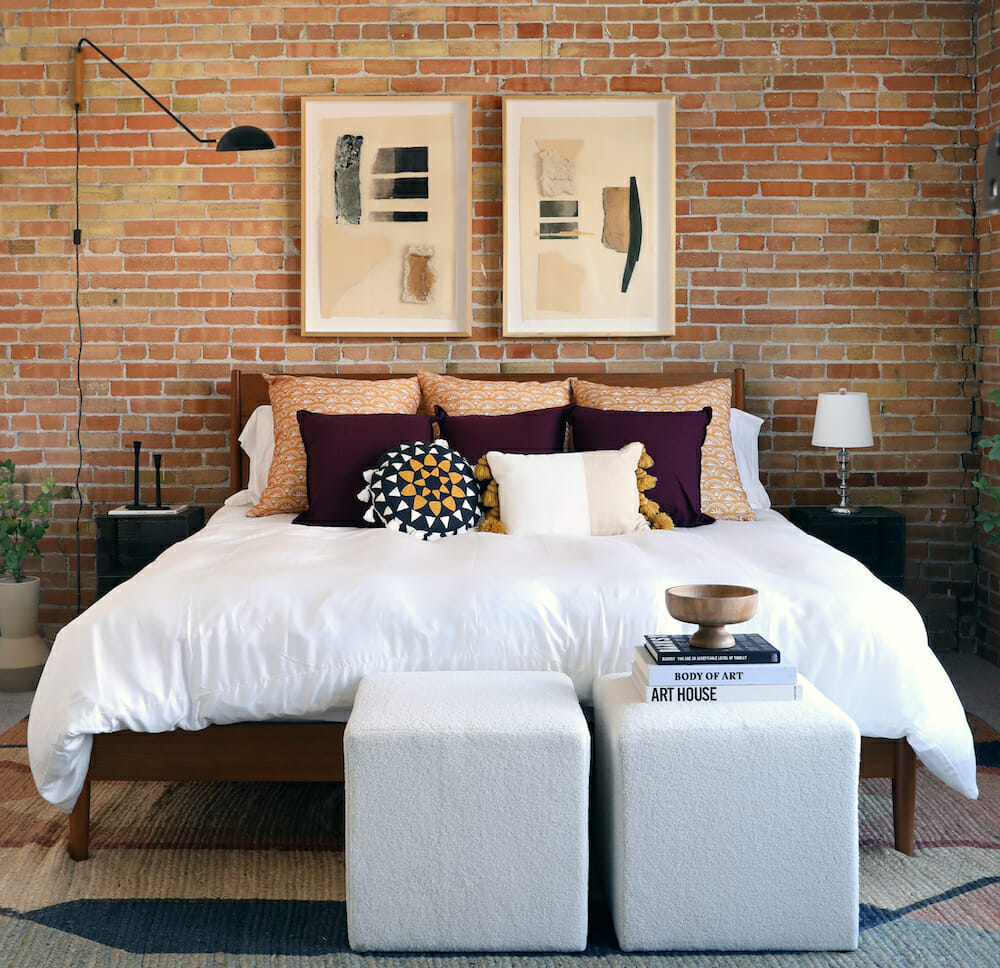 Statement decoration ideas to transform your bedroom on a budget with Decorilla designer Jamie C