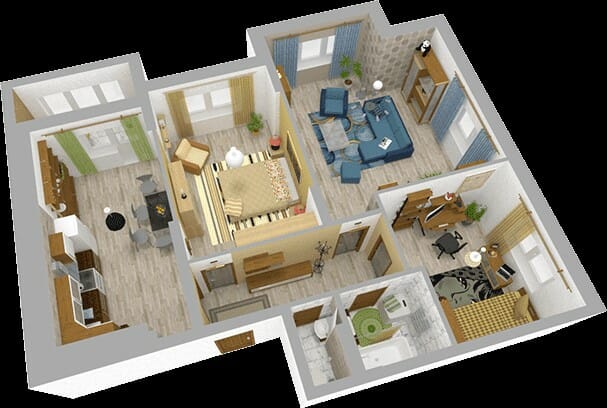 Virtual living room planner - Roomtodo