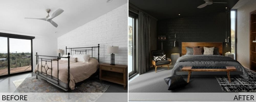 Bedroom before and afters by Darya N