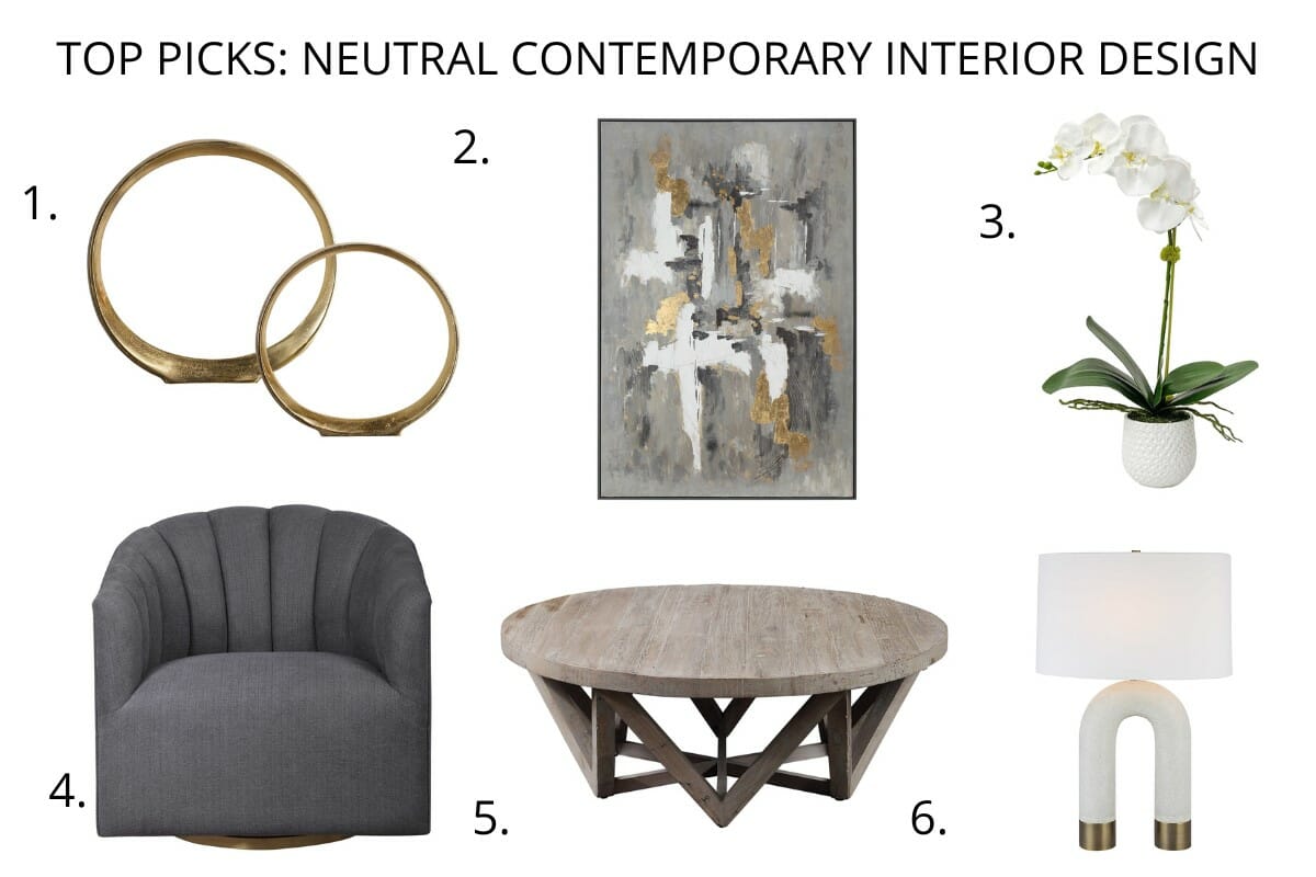 Contemporary decorating top picks