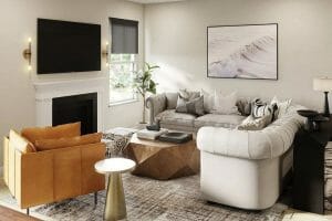 Before & After: Contemporary Townhouse Interior Design - Decorilla ...