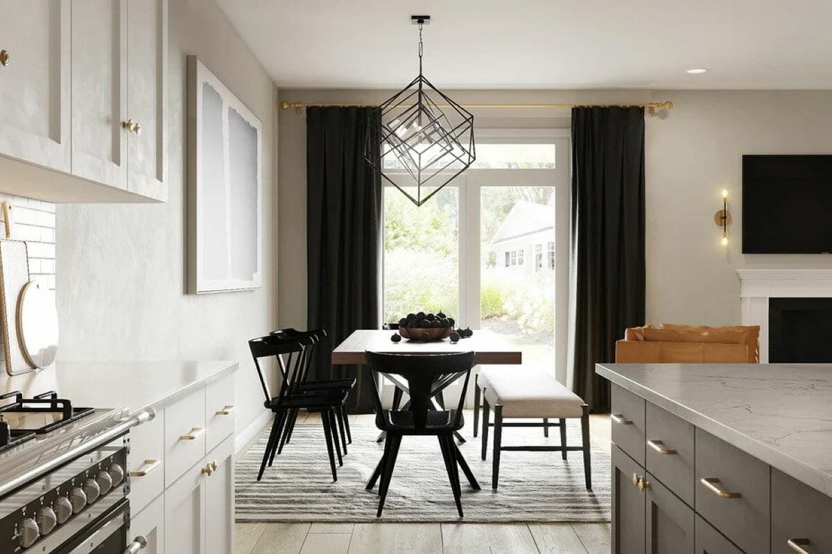 Contemporary open floor plans by Decorilla