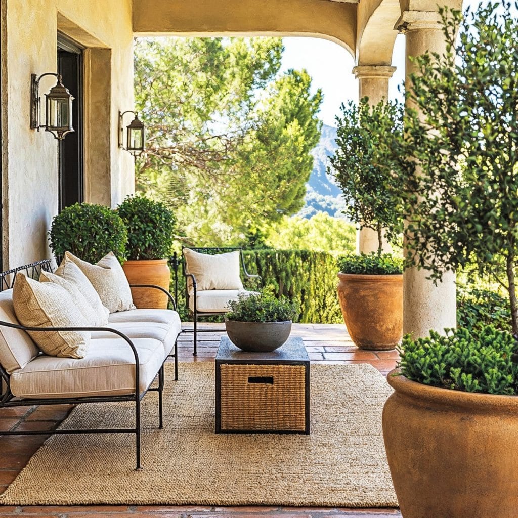 Elegant patio inspiration by Decorilla with a timeless flair