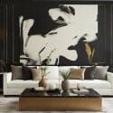 Luxe black and white interior design - Decorilla