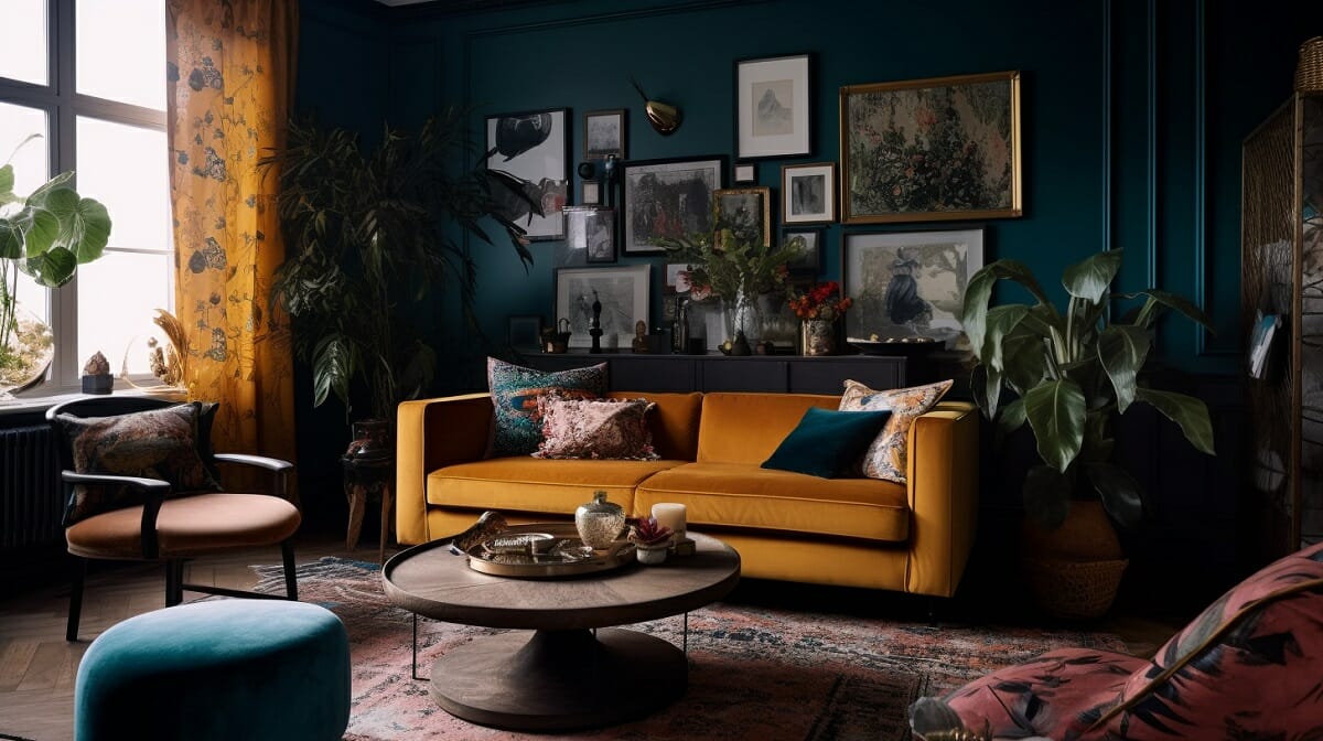 Maximalist Interior Design for a Wonderfully Wild Room