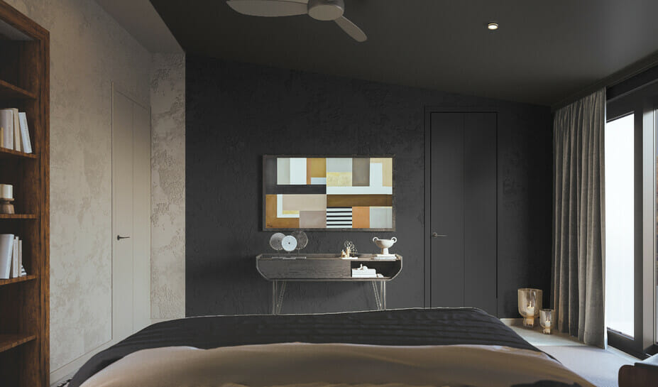 Mid century modern bedroom makeover ideas by Darya N