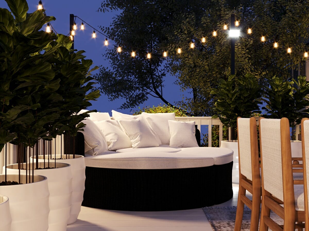 Outdoor patio inspiration by Aida A