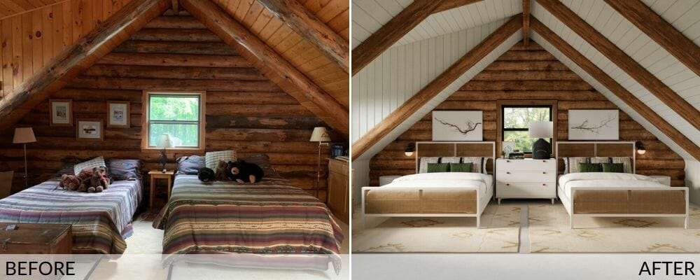 Rustic bedroom makeovers by Drew F