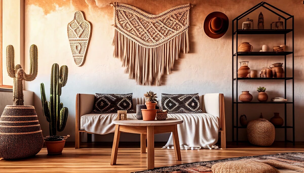 Southwest style decor and interior design - Southwestern style room