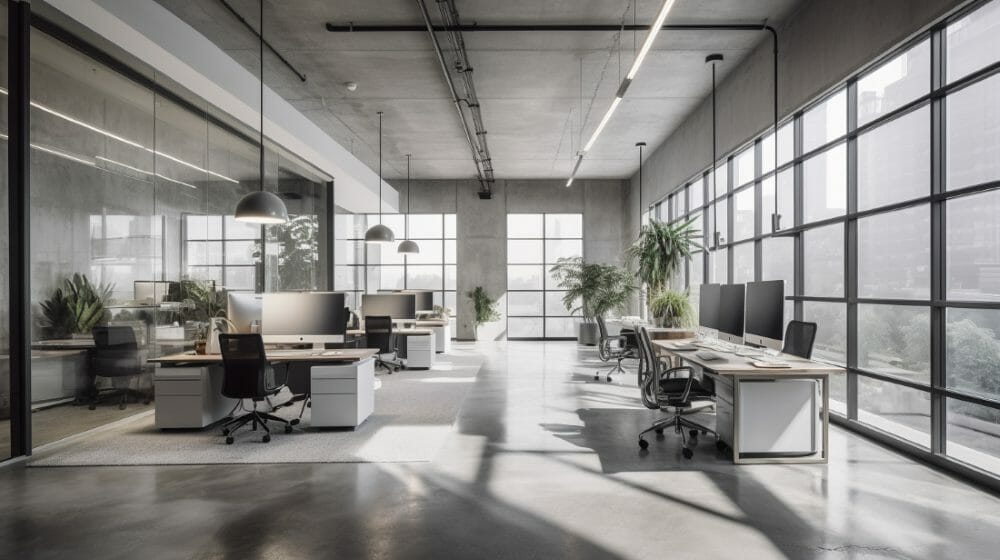 Beautiful interior design for an office space