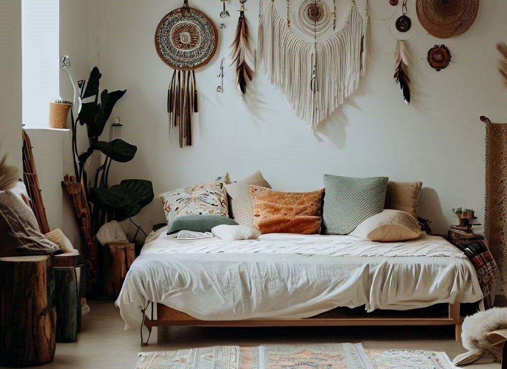 Bohemian style bedroom inspiration