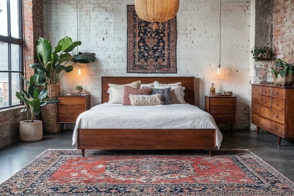 Boho bedroom design ideas by Decorilla