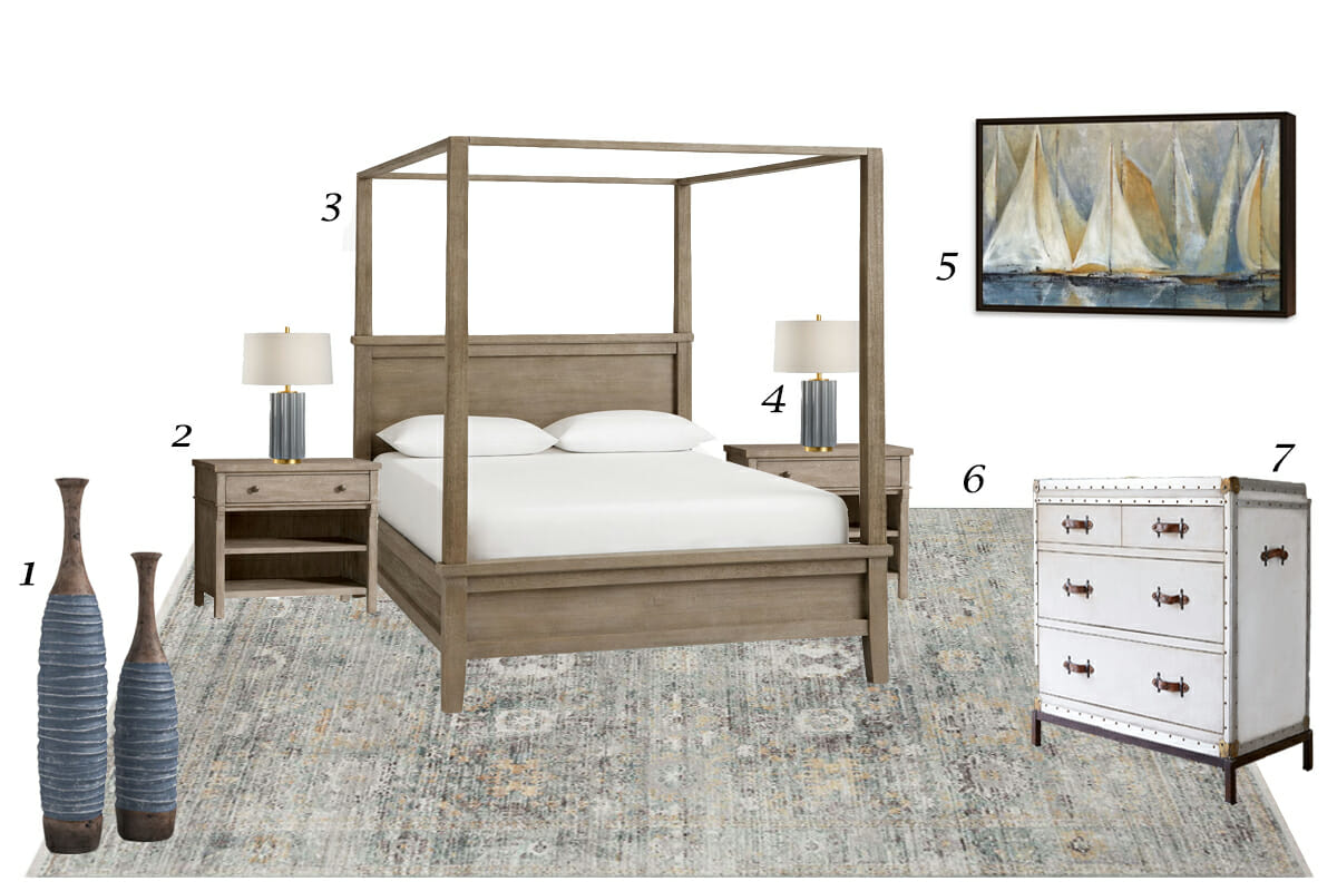 Coastal style bedroom top picks by Decorilla