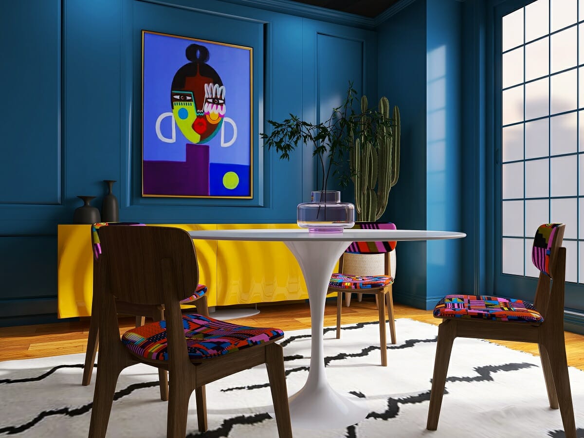 Dining room by virtual interior designer
