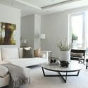 Earth tone colors in a living room by Dina H