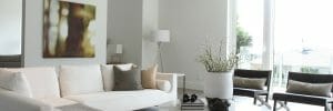 Earth tone colors in a living room by Dina H