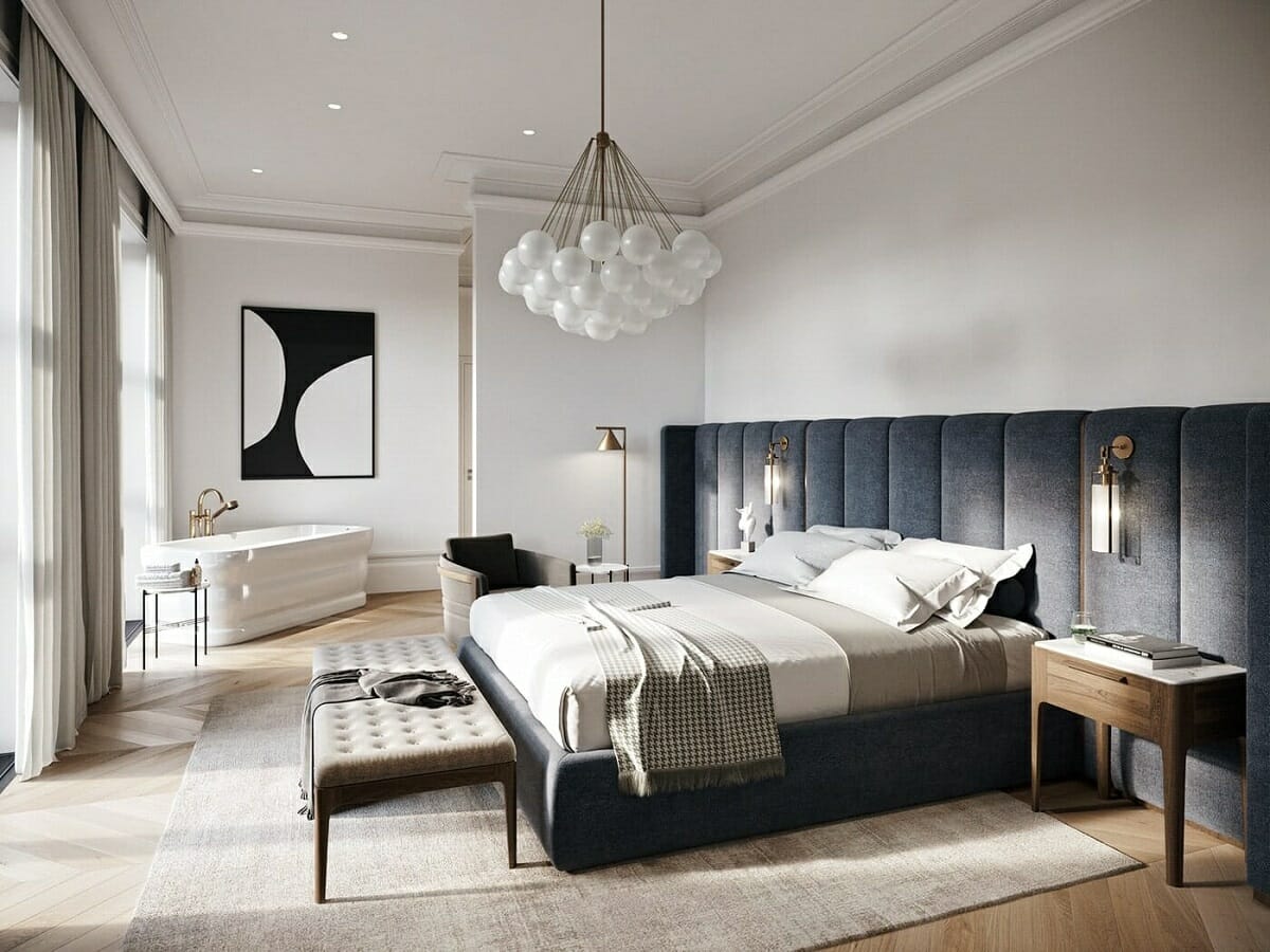 modern and contemporary bedroom ideas by Rehan A