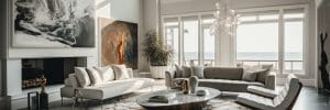 Luxury open living room ideas before and after