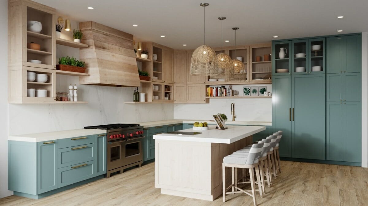 New England Style Kitchen Interior Design - Betsy M