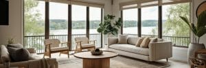 Organic interior design before and after