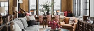 Southern interior design for a living room by Jamie M