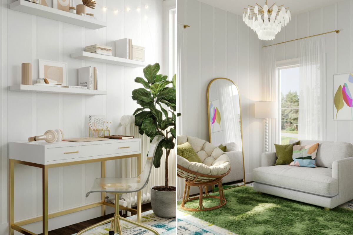 Teen study room furniture & decor ideas by Decorilla