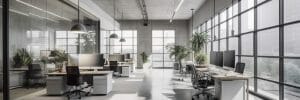 Beautiful interior design for an office space