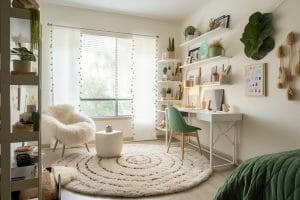 Boho eclectic teen study room ideas