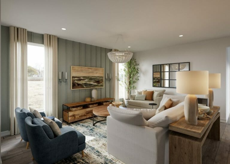 Before & After: Modern Farmhouse Interior Design - Decorilla