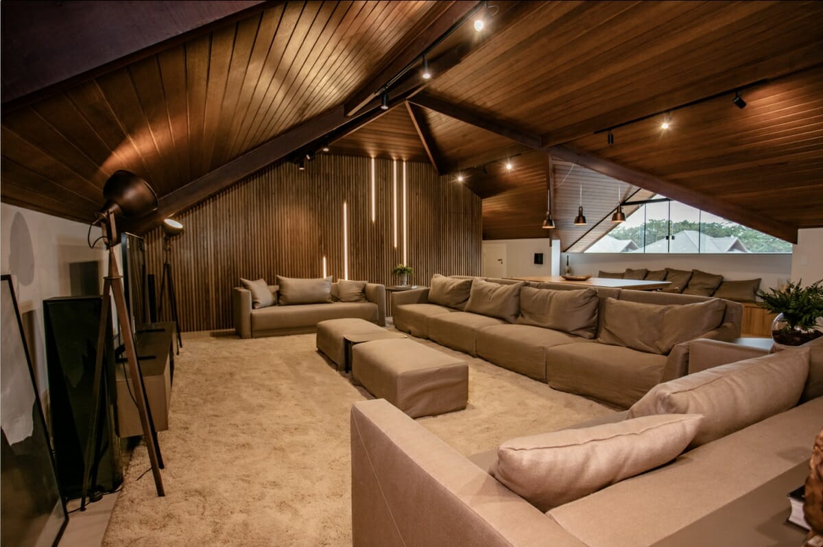 Movie theater room ideas for a loft