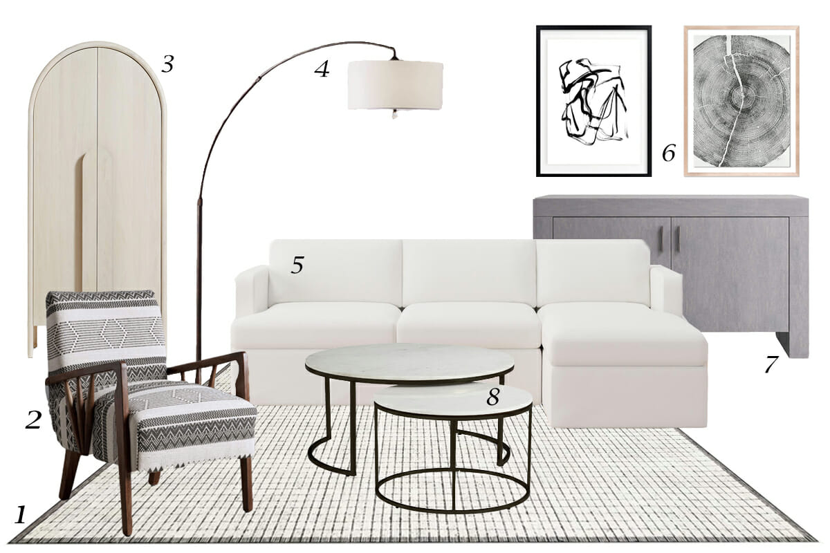 Nordic-style living room top picks by Decorilla
