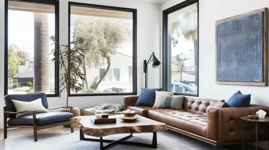 Before & After: Scandi Style Living Room with Contemporary Accents - Decorilla Online Interior ...
