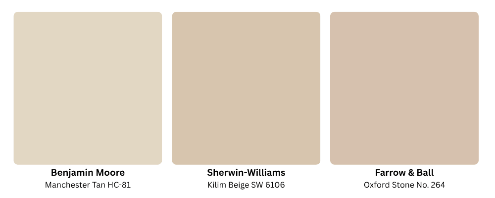 Soft beige living room paint colors
