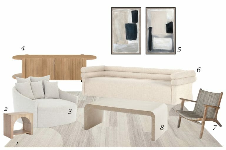 Before & After: Contemporary Earthy Interior Design - Decorilla Online ...