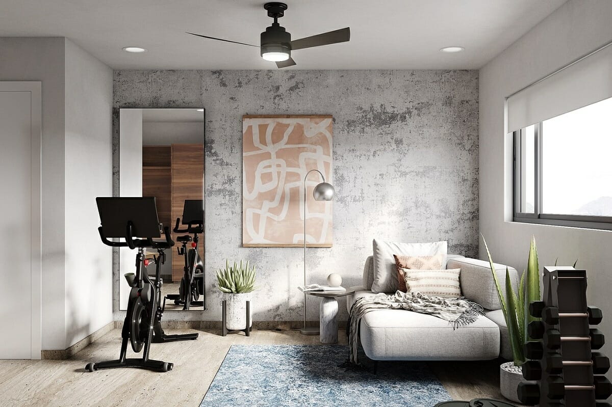 Cozy small multipurpose room design
