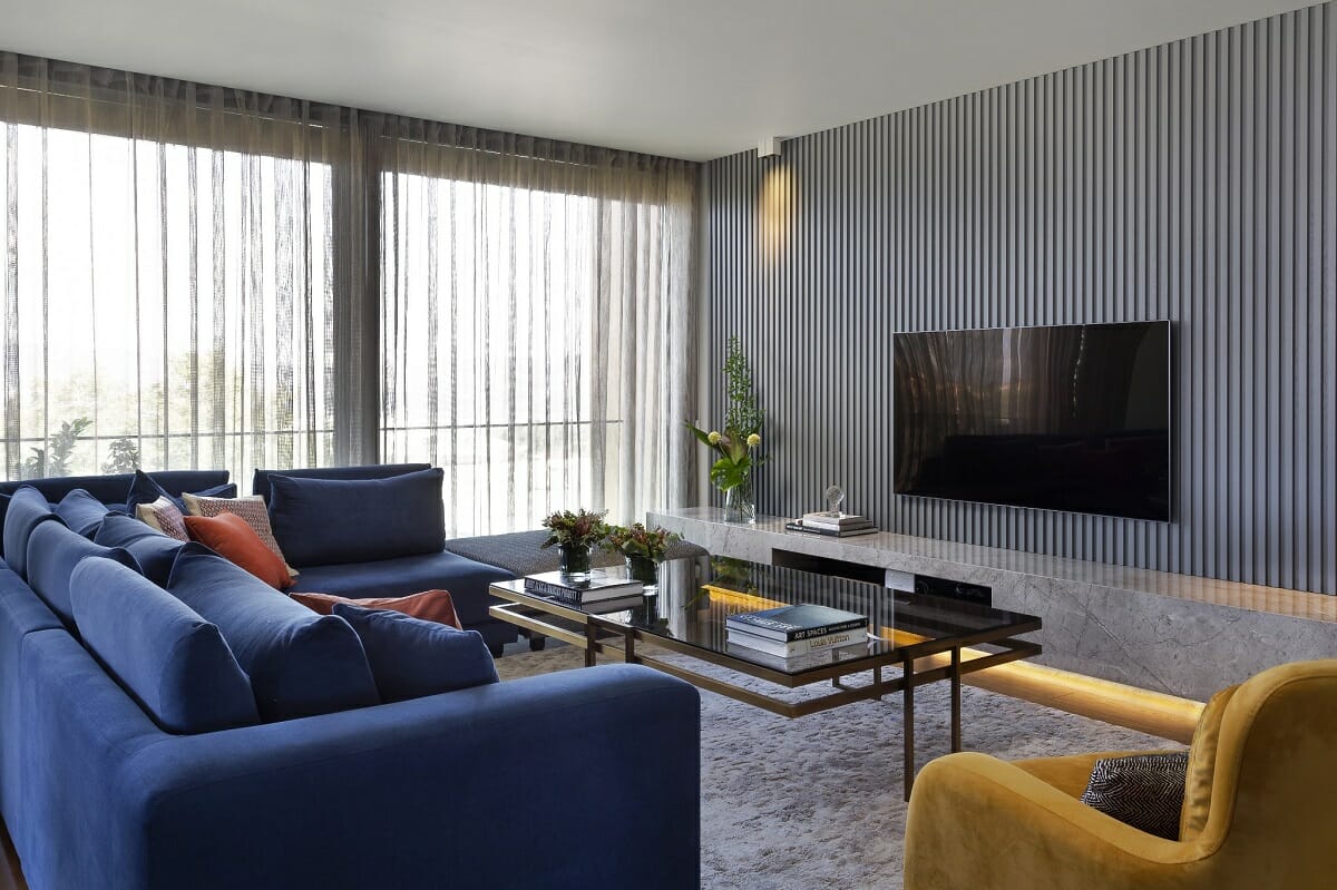 Living room design ideas for a modern interior