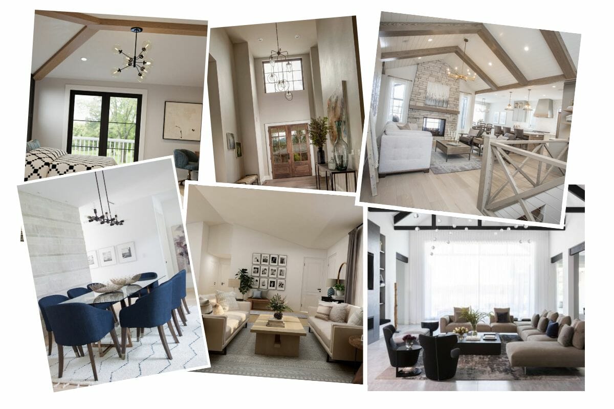 Luxury modern farmhouse inspiration board