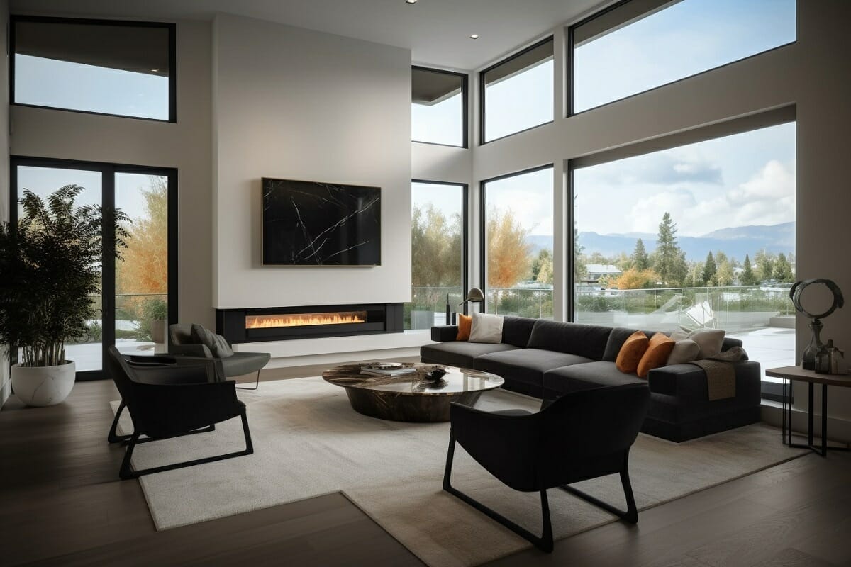 Minimalist living room ideas with modern decor