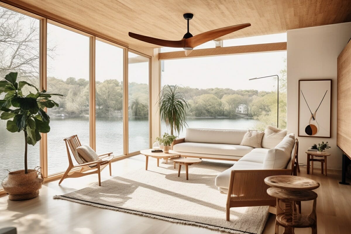 Minimalist mid century modern living room ideas