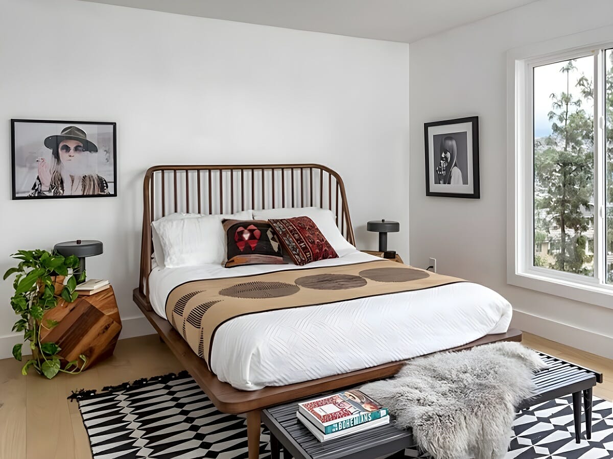 Modern boho bedroom ideas and decor ideas