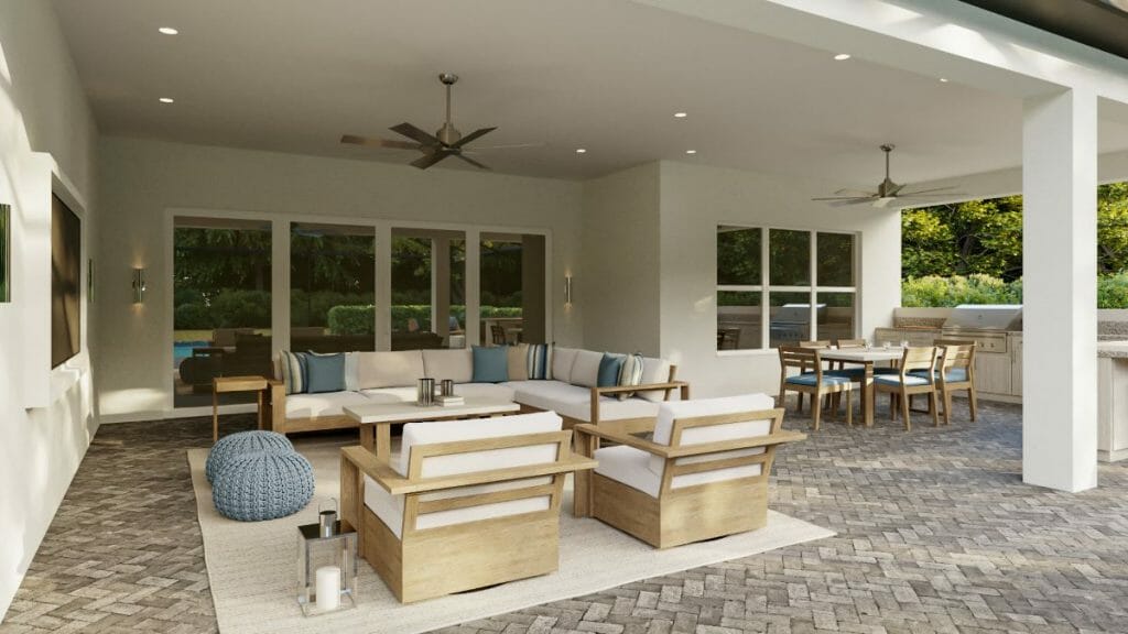 Before & After Coastal Home with a Modern Lanai Design Decorilla