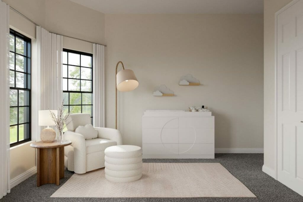Before & After: Natural Bedroom and a Neutral Nursery Design ...