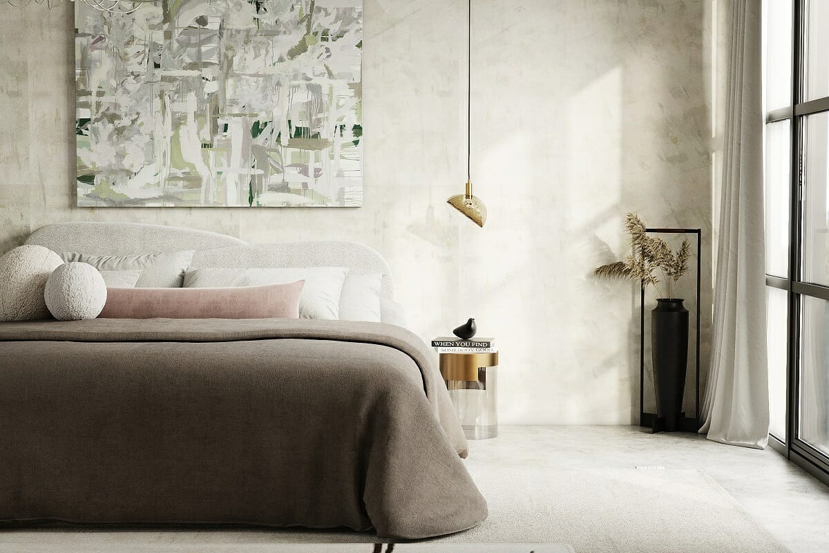 One of the modern luxury bedrooms with contemporary decor