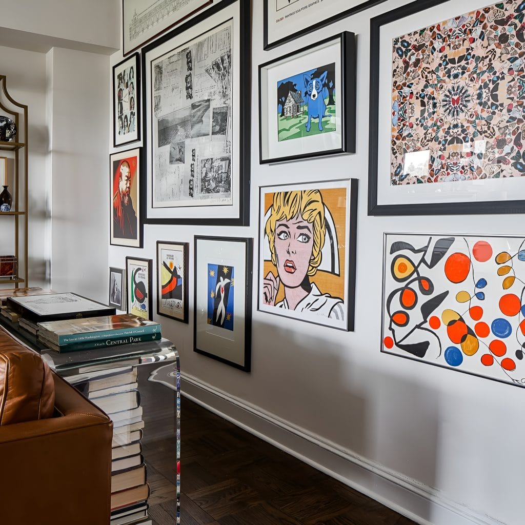 Creative gallery wall ideas by Decorilla designer, Elizabeth G.
