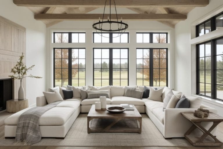 Image showcasing Before & After: Luxury Farmhouse Interior Transformation - Decorilla ...