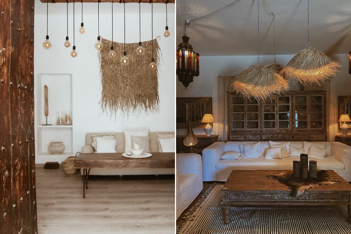 Modern Mediterranean home decor style with rustic elements