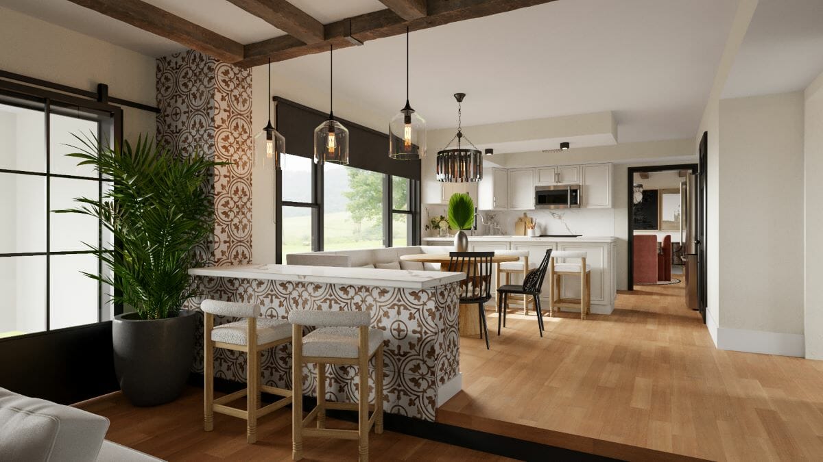 Modern Spanish decor in a kitchen by Decorilla