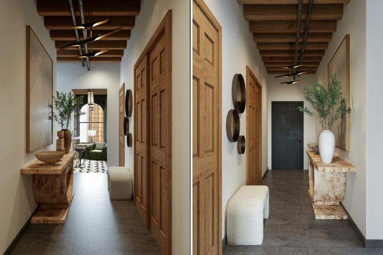View of Before & After: Modern Industrial Loft Design - Decorilla Online ...