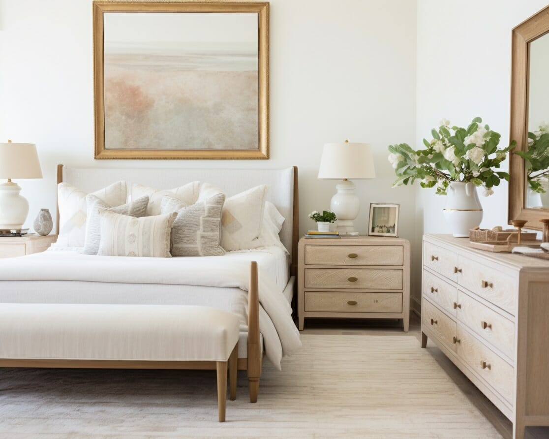 Before & After: Serene Neutral Coastal Bedroom Design