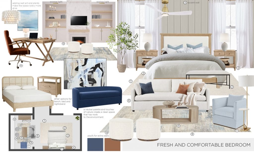 Preliminary proposal by Decorilla designer Maya M.
